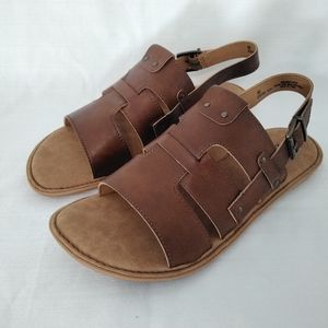 B.O.C. Women’s 9 Mara brown sandals shoes strappy comfort